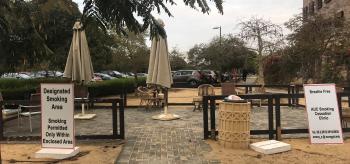 smoking area