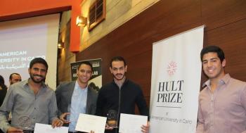 AUC&rsquo;s winning team Nexu will advance to the regional finals of the Hult Prize Challenge