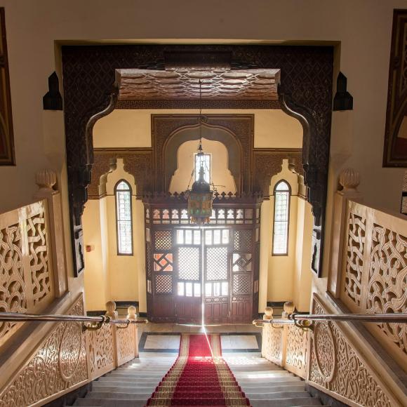 Stairs inside AUC Tahrir Square Campus